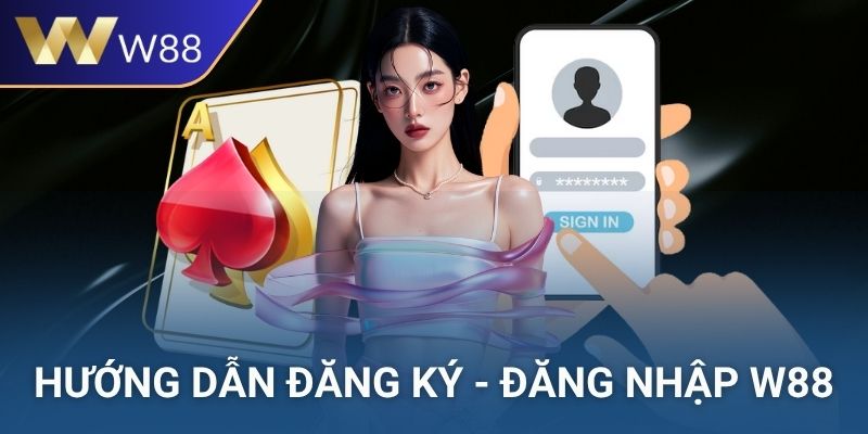 Hướng dẫn cách thức đăng ký - đăng nhập W88
